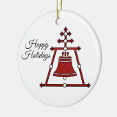 Raincross - Corinne Renee Design Keramisch Ornament (Links)