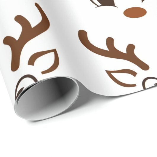 RAINDEER CHRISTMAS CADEAUPAPIER (Rol Hoek)