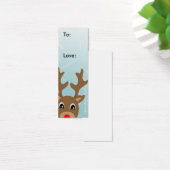 Raindeer Christmas Gift Label Mini Visitekaartjes (Bureau)