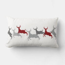 RAINDEER DANCE Kerstmis Rood Sierkussen Kussen