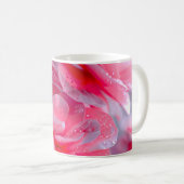Raindrop Blush Pink Blossom Koffiemok (Voorkant rechts)