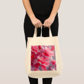 Raindrop Blush Pink Blossom Tote Bag (Voorkant (product))