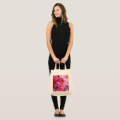 Raindrop Blush Pink Blossom Tote Bag (Voorkant (model))