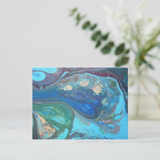 Raindrop Briefkaart (Staand voorkant)