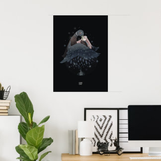 RAINDROP DUCK van Alexandra Dikaia Poster