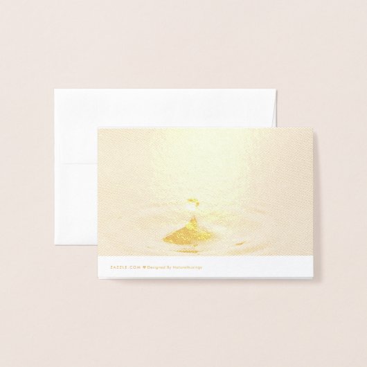 Raindrop Folie Kaarten (Met envelop)