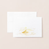 Raindrop Folie Kaarten (Voorkant met envelop)