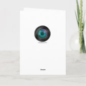 Raindrop Fotoreflectie Wenskaart blanco Kaart (Achterkant)
