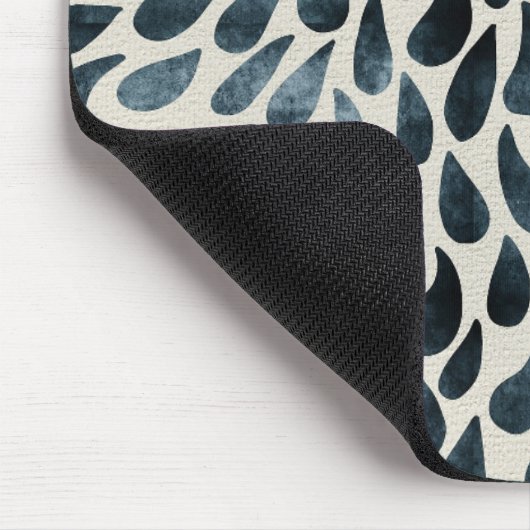 Raindrop Fractal Patronen in Natuur Rain Art Patte Muismat (Hoek)