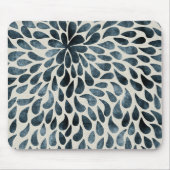 Raindrop Fractal Patronen in Natuur Rain Art Patte Muismat (Voorkant)