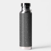 Raindrop-ontwerp op grijs waterfles (Links)