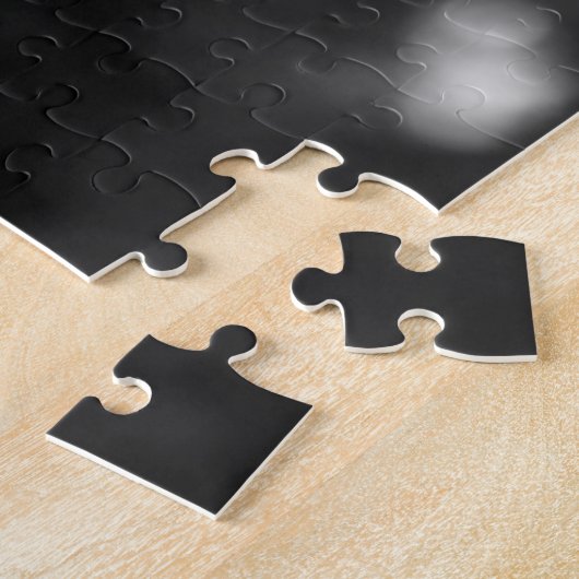 Raindrop op een lef legpuzzel (Zijkant)