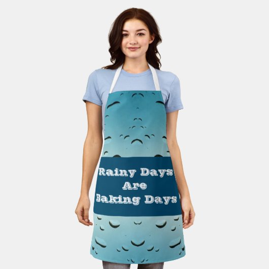 Raindrop Raindrop-foto voor regenbakken thuis Schort (Gedragen)