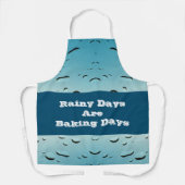 Raindrop Raindrop-foto voor regenbakken thuis Schort (Voorkant)