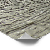 Raindrop Ripples Abstracte Natuur Fotografie Poster (Hoek)