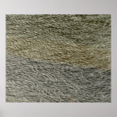 Raindrop Ripples Abstracte Natuur Fotografie Poster (Voorkant)