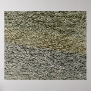 Raindrop Ripples Abstracte Natuur Fotografie Poster