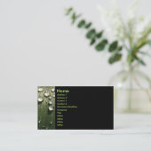 Raindrop Shadows Visitekaartje (Staand voorkant)