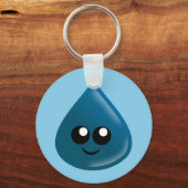 Raindrop, waterdruppel, scheurdruppel, aangepast sleutelhanger (Voorkant)