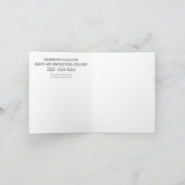 Raindropreflecties in Wenskaart van glas Kaart (Binnen)