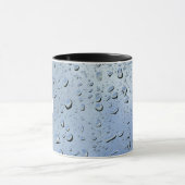 "Raindrops" aangepaste monogram-mokken Mok (Midden)