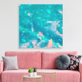 Raindrops Abstract Canvas Afdruk (Insitu (Woonkamer))