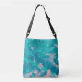 Raindrops Abstract Crossbody Tas (Achterkant)