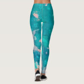 Raindrops Abstract Leggings (Achterkant)
