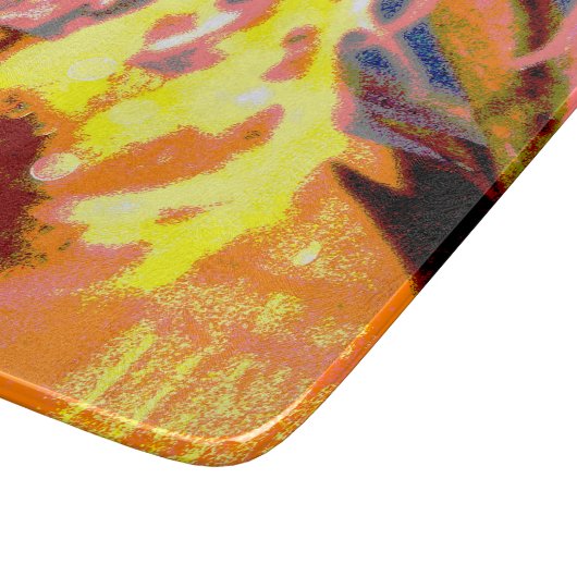 Raindrops Abstract Snijplank (Hoek)