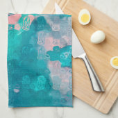 Raindrops Abstract Theedoek (Quarter Fold)