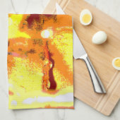 Raindrops Abstract Theedoek (Quarter Fold)