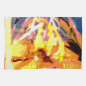 Raindrops Abstract Theedoek (Horizontaal)