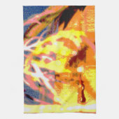 Raindrops Abstract Theedoek (Verticaal)