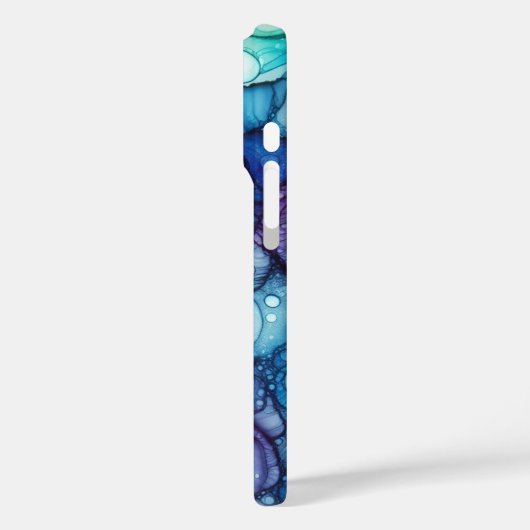 Raindrops Alcohol Ink Case-Mate iPhone Case (Achterkant / Links)