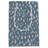 Raindrops Baby shower Gift Medium Cadeauzakje (Voorkant)