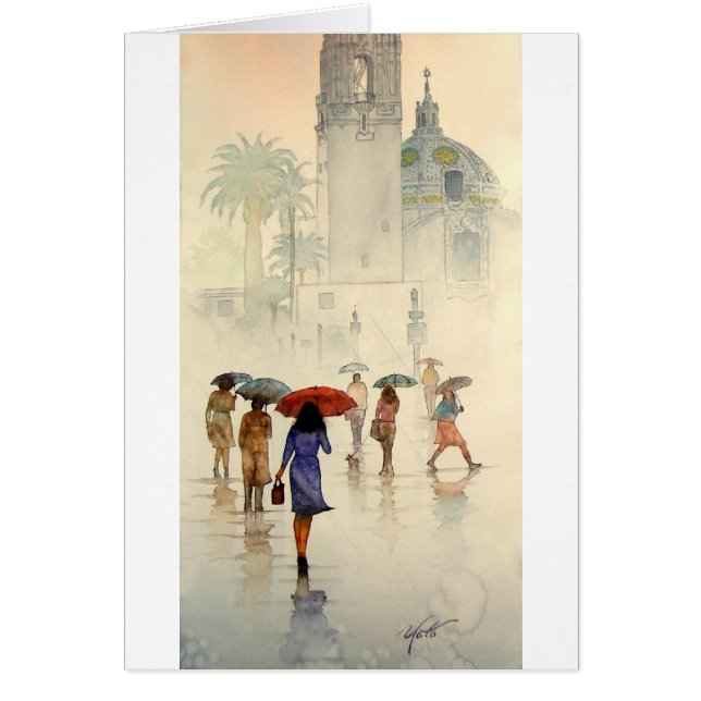 RAINDROPS, BALBOA PARK, SAN DIEGOCALIFORNIA (Voorkant)