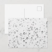 Raindrops Briefkaart (Voorkant / Achterkant)