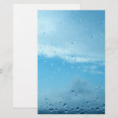 Raindrops Briefpapier (Voorkant / Achterkant)