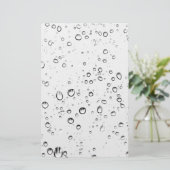 Raindrops Briefpapier (Staand voorkant)