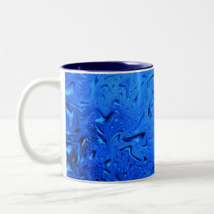 Raindrops by Shirley Taylor Tweekleurige Koffiemok