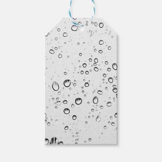 Raindrops Cadeaulabel (Voorkant)