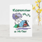 Raindrops-campagne Kaart (Gele Bloem)