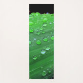 Raindrops Closeup, Spacey Green Yogamat (Voorkant)