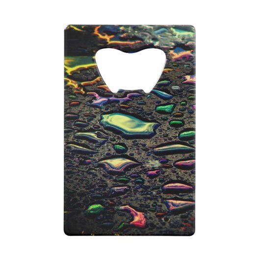 Raindrops Creditkaart Flessenopener (Voorkant)