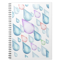 Raindrops design notitieboek