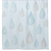 Raindrops Douchegordijn (Voorkant)