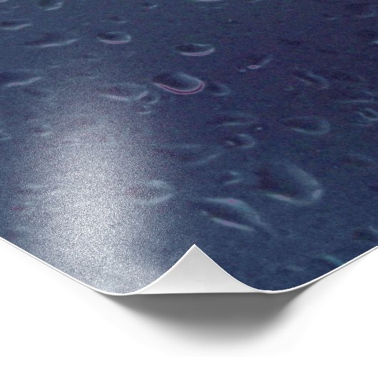 Raindrops Foto Afdruk (Hoek)