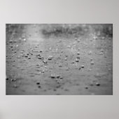 Raindrops in een Storm Poster (Voorkant)