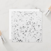 Raindrops Kaart (Voorkant / Achterkant in situ)