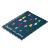 Raindrops kraakbeen schattige collage boho notitieboek (Linkerzijde)